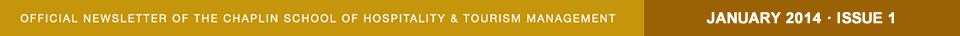 Chaplin School of Hospitality & Tourism Management Official Newsletter
